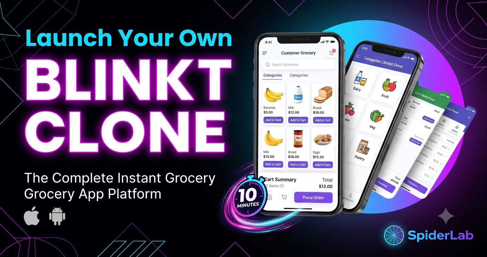 Blinkit Clone Mockup
