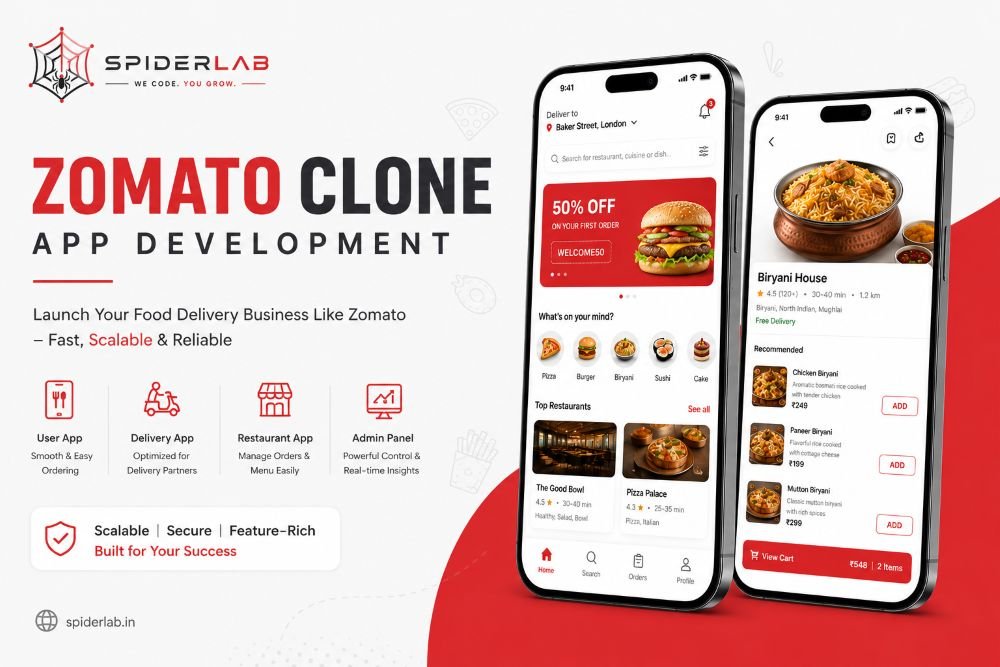 Zomato Clone Mockup