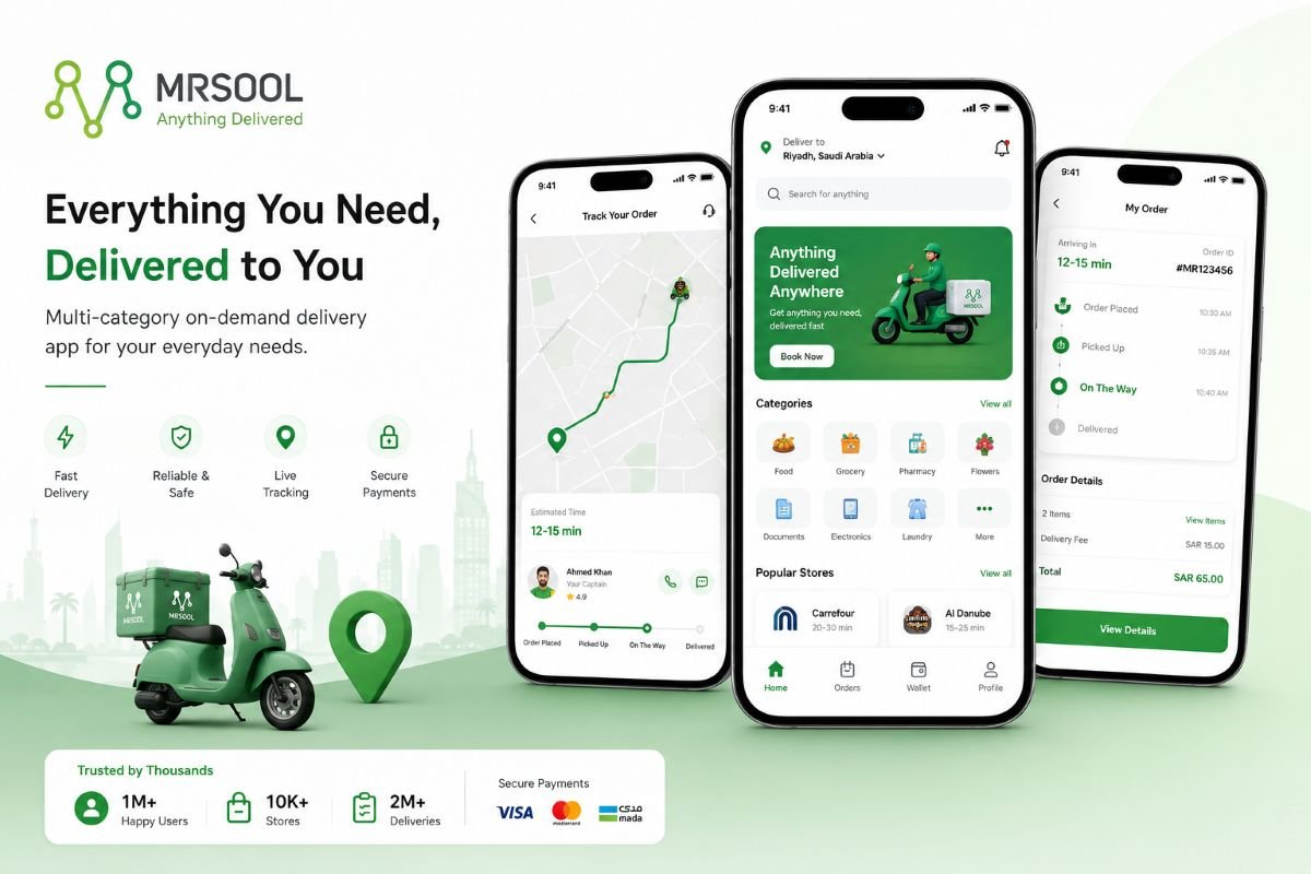 Mrsool Clone Mockup